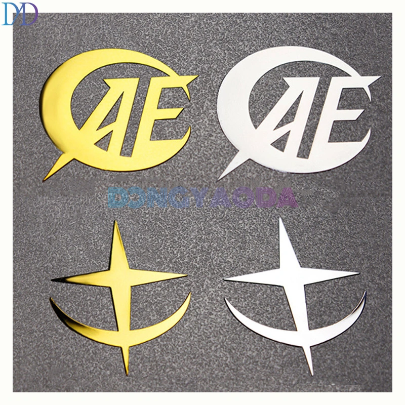 Top Quality Custom Unique Nickel Engraved Embossed Metal Logo Sticker with Self Adhesive