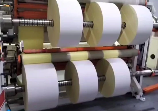 工場直接クリア透明 PP BOPP ペットフィルム自己粘着ステッカー印刷用紙素材ジャンボ ロール